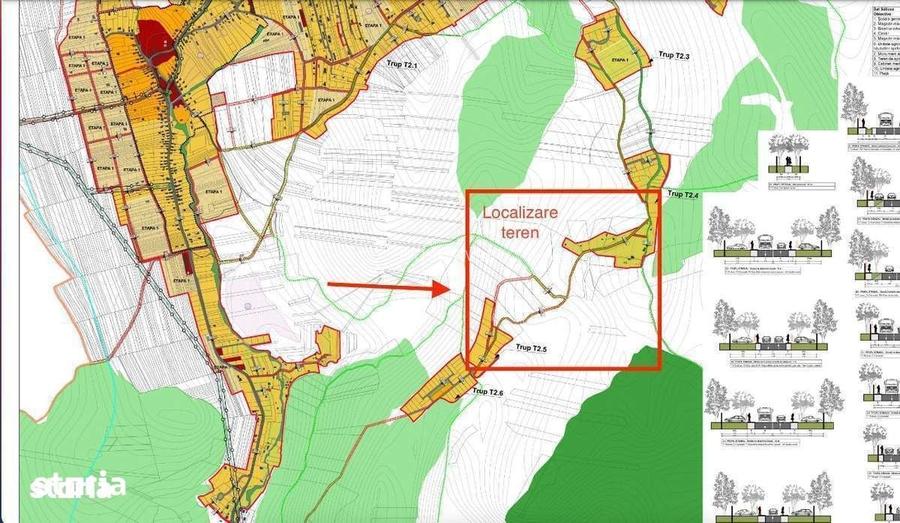 Teren intravilan - construibil langa Moara de Vant - Salicea