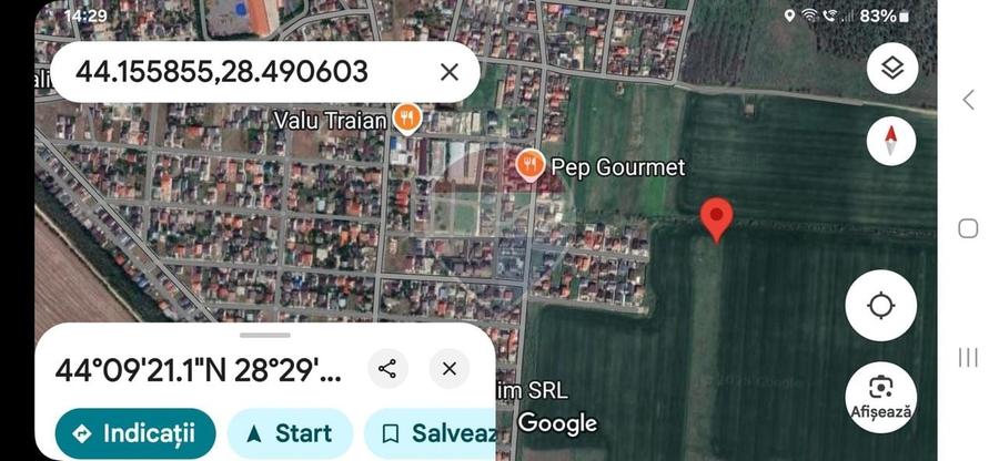 Teren agricol intravilan de 1000 mp, în Valu lui Traian