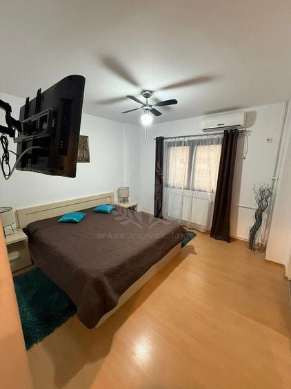 Apartament cu 2 camere decomandat, mobilat în Cantacuzino