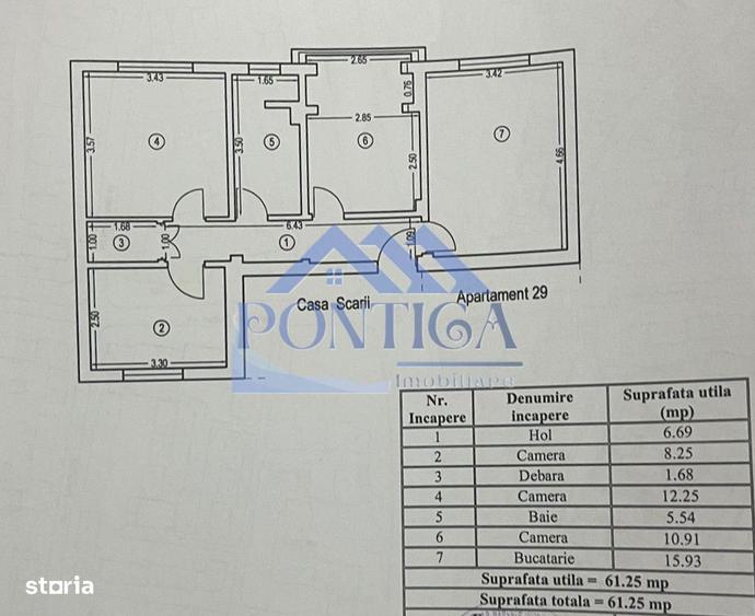 Apartament cu 3 camere, mobilat în Inel I