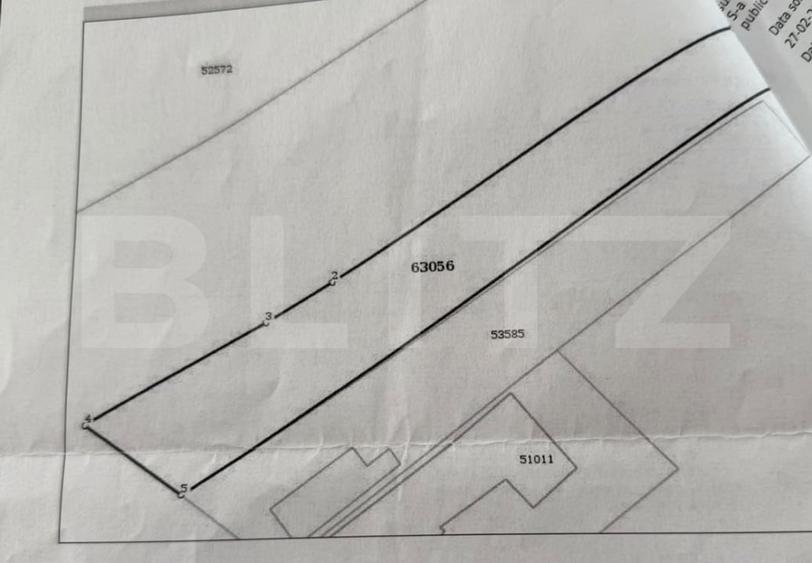 Teren Construcții intravilan de 792 mp, în Sud-Vest
