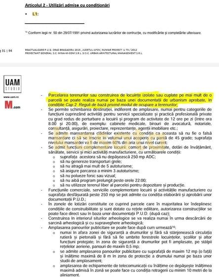 Teren Construcții intravilan de 9604 mp, în Central