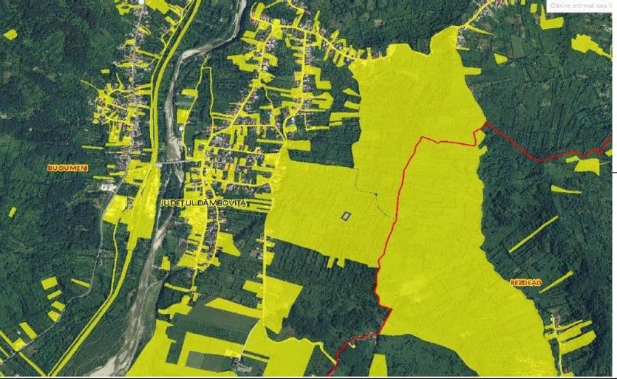 Teren de 1111 mp, în Buciumeni
