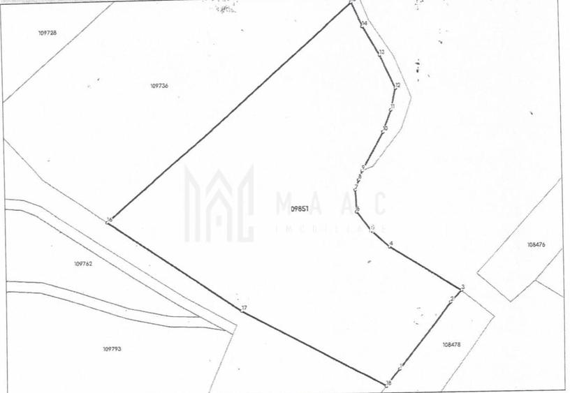 Teren Construcții intravilan de 37253 mp, în Periferie