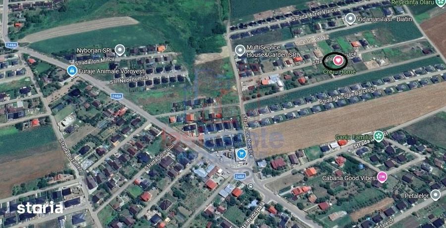 Teren de 500 mp, în Miroslava
