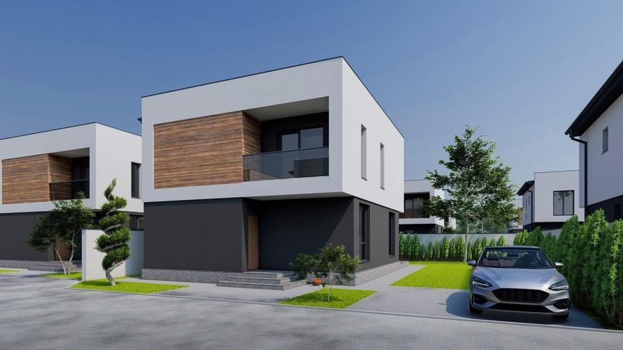 Casă individuală cu 4 camere cu Teren 375 Mp în Tunari