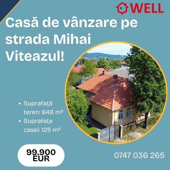 Casă cu 3 camere cu Teren 648 Mp în Central