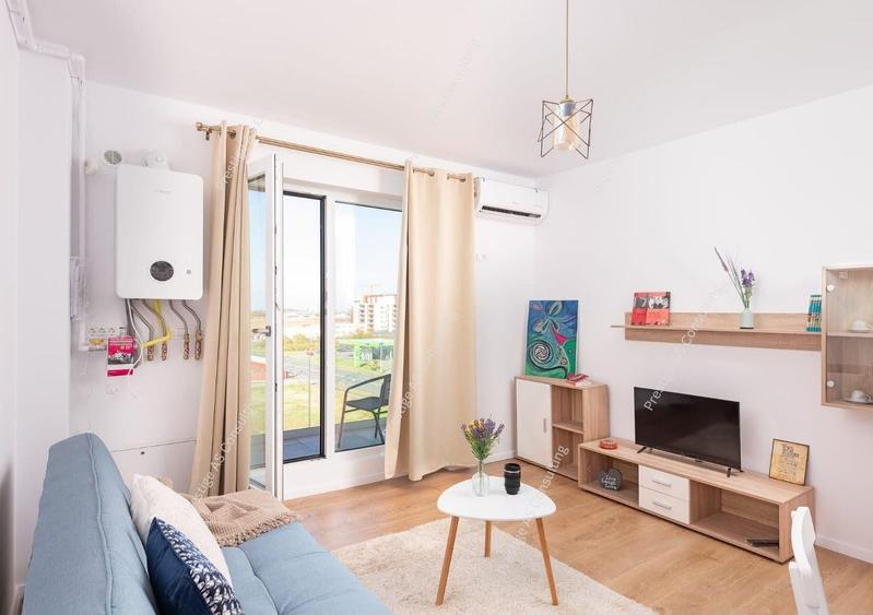 Apartament cu 2 camere semidecomandat, mobilat în Torontalului