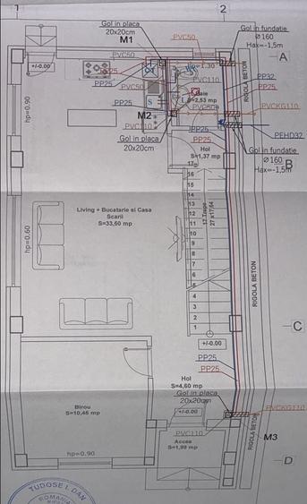 Casă individuală cu 5 camere cu Canalizare în Central