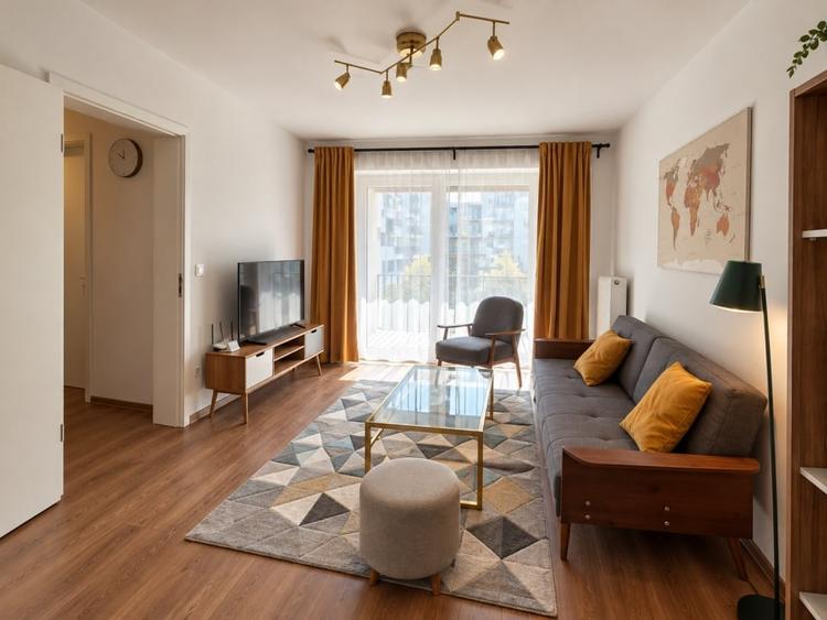 Apartament cu 2 camere decomandat în Tractorul