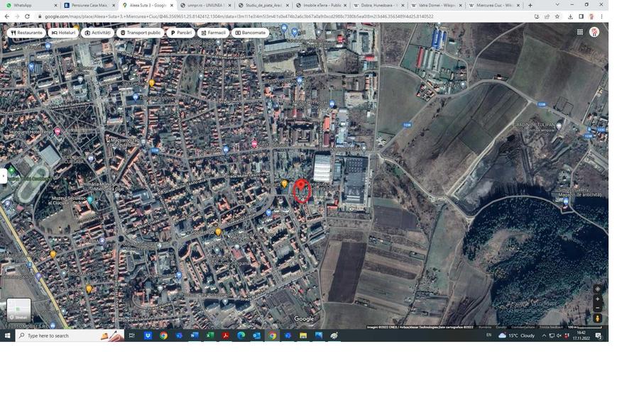 Garsonieră decomandată în Central