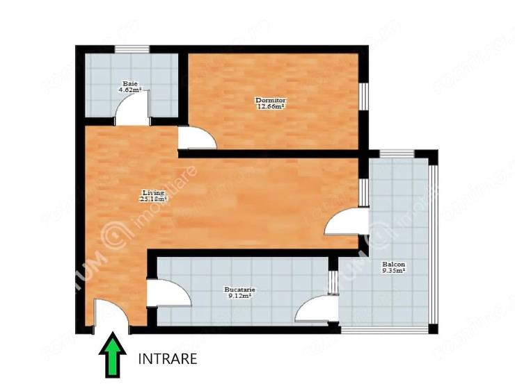 Apartament cu 2 camere în Central