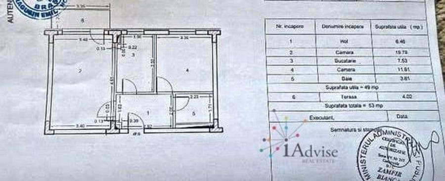 Apartament cu 2 camere decomandat în Tractorul
