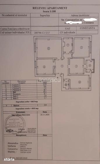 4 camere decomandat ,et 1 zona inel 2 !