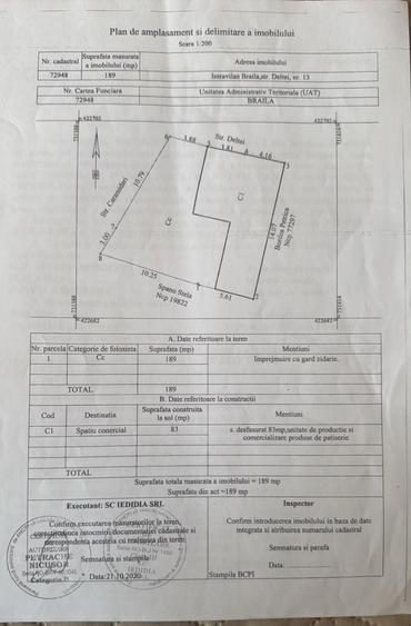 Spațiu comercial, de 189 mp, în Siliștea