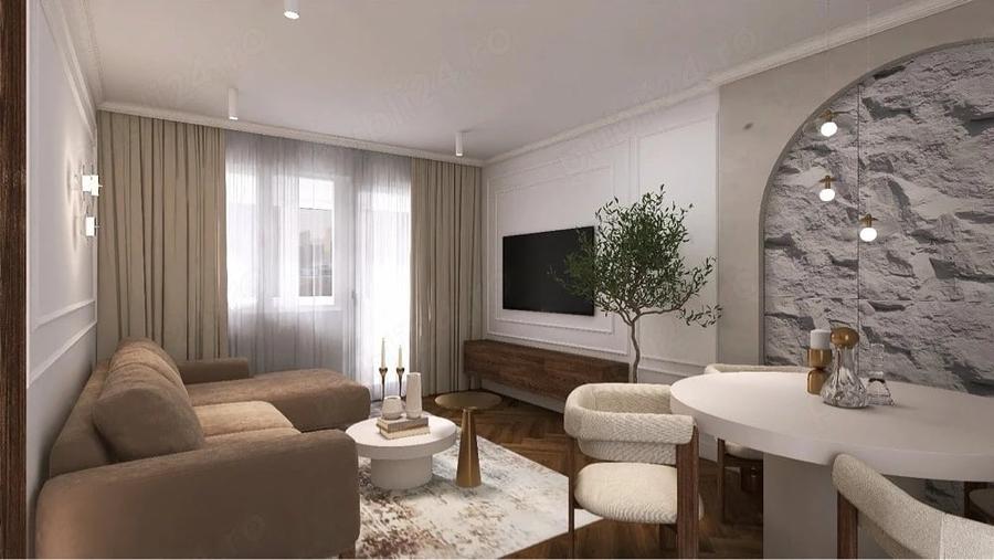 Apartament cu 3 camere decomandat în Ultracentral