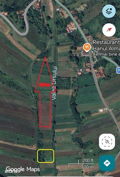 Teren de 4000 mp, în Cârjiți