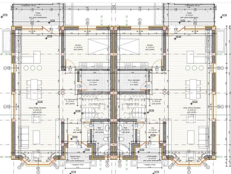 Duplex cu 5 camere cu Canalizare în Gheorghieni