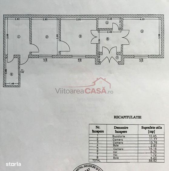 Casă cu 5 camere cu Teren 300 Mp în Central