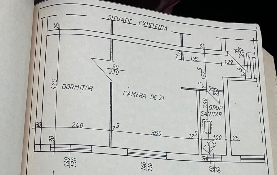 Apartament cu 2 camere semidecomandat în Ultracentral