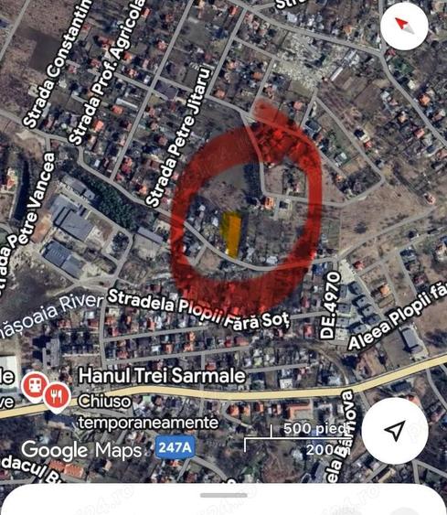 Teren de 1000 mp, în Bucium