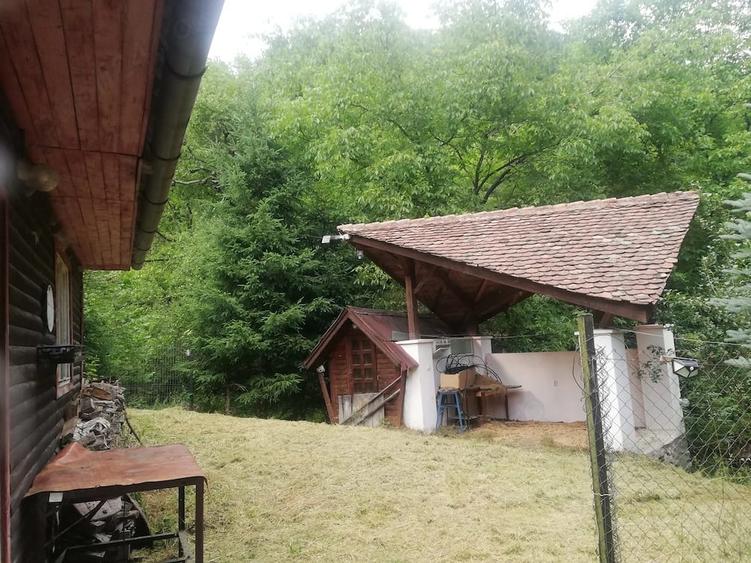 Casa din lemn + teren 740 mp zona de munte, panorama superba Rau Sadului, Sibiu - 1
