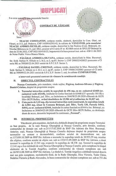 Teren de 496 mp, în Exterior Vest
