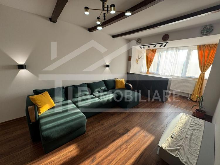 Apartament cu 3 camere decomandat, mobilat în Libertății