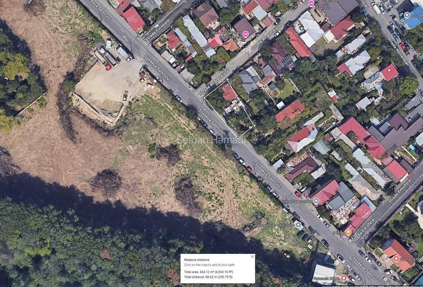 Teren Suberb pe Colt Colentina - Fundeni - Sos Sportului 425m, aerisit. Toate Utilitatile