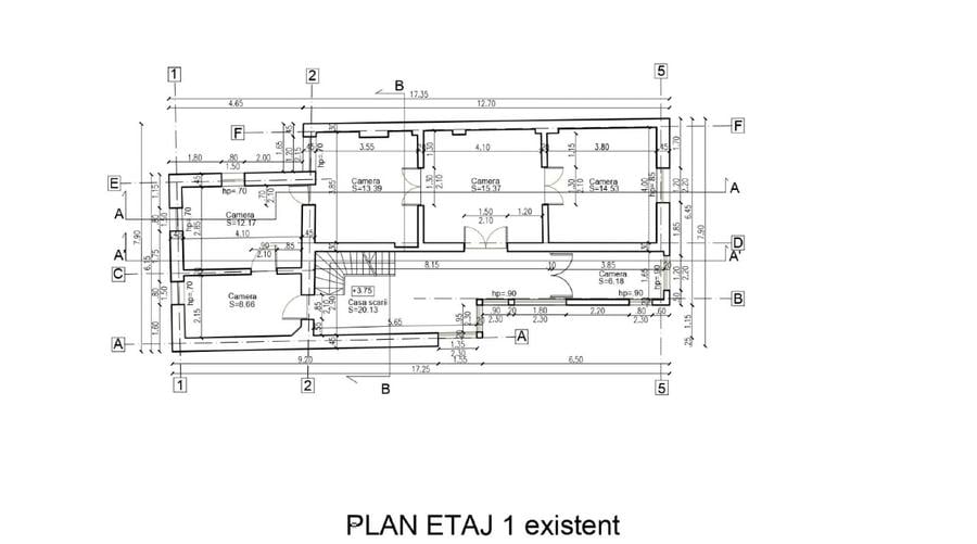 Casă individuală cu 5 camere cu Teren 212 Mp în Calea Victoriei