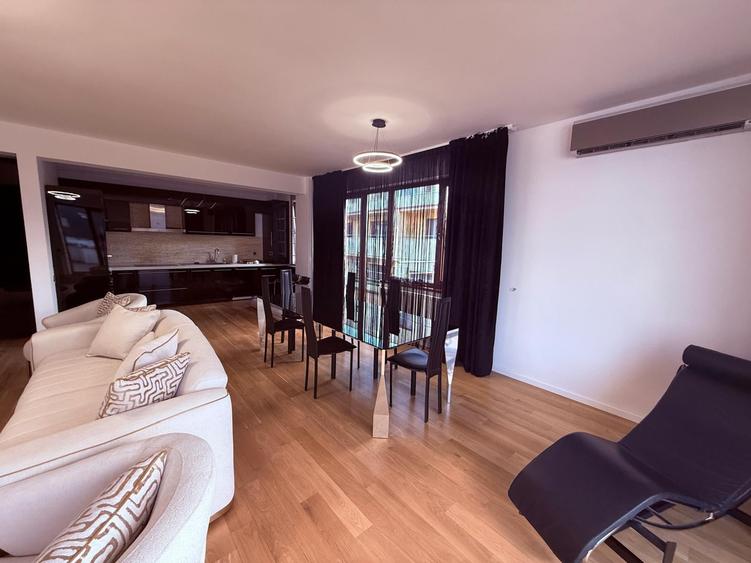 Apartament cu 3 camere decomandat, mobilat în Herăstrău