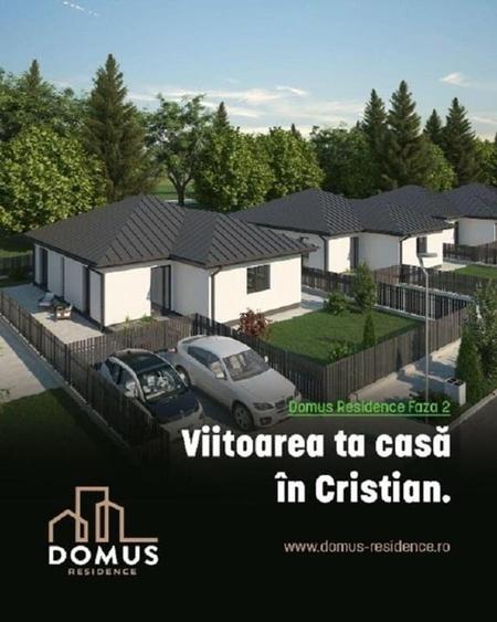 Casă individuală cu 3 camere cu Canalizare în Cristian