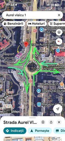 Spațiu comercial, de 200 mp, în Mărăști