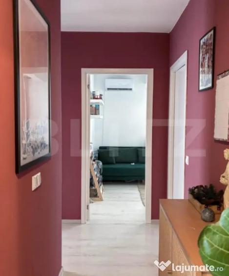 Apartament cu 3 camere semidecomandat în Baciu