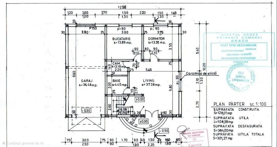 Spațiu comercial, de 301.27 mp, în Bradu