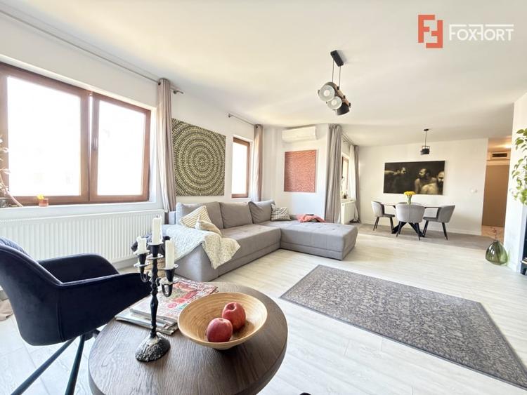 Apartament cu 3 camere decomandat, mobilat în Torontalului
