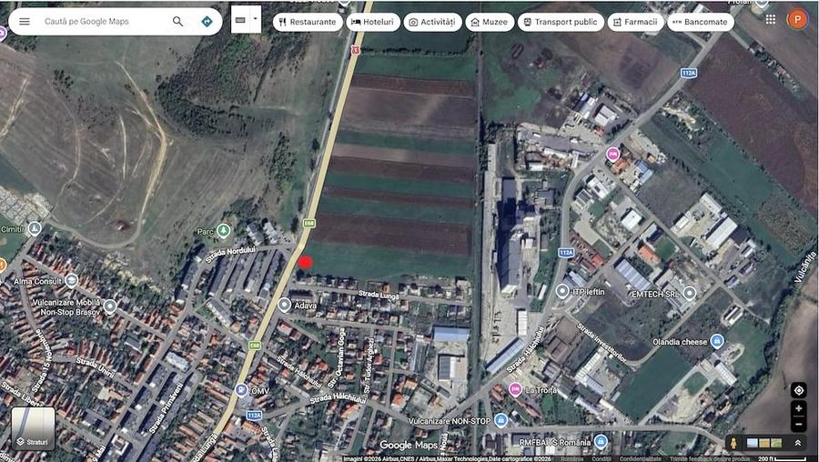 Teren de 1000 mp, în Nord