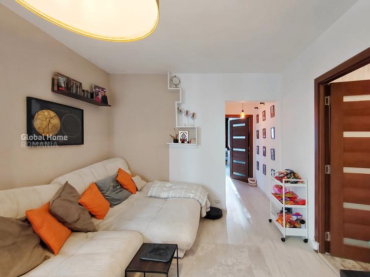 Apartament cu 2 camere semidecomandat, mobilat în Iancului
