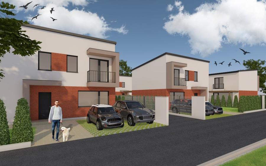 Casă individuală cu 4 camere cu Teren 345 Mp în Tunari