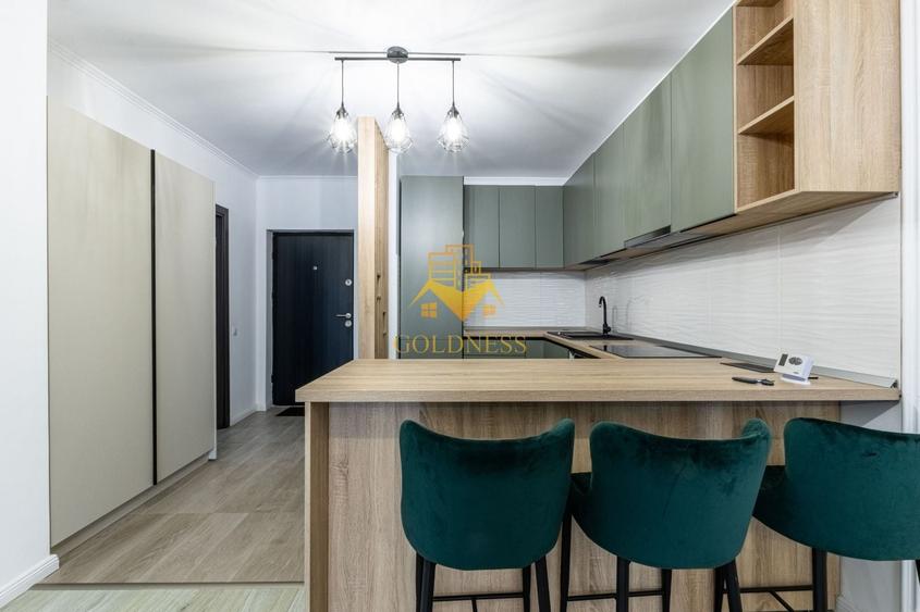Apartament cu 2 camere semidecomandat, mobilat în Plopilor