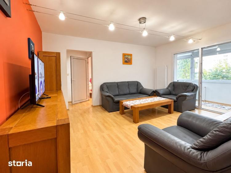 Apartament cu 2 camere semidecomandat în Republicii