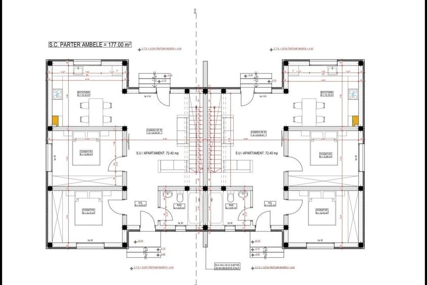Duplex cu 3 camere cu Teren 259 Mp în Moșnița Nouă