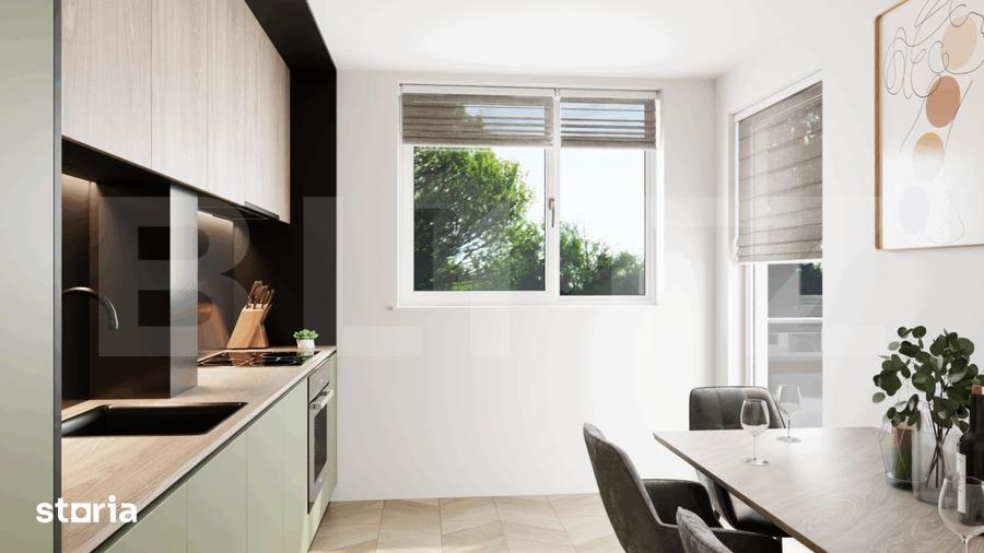 Apartament cu 2 camere decomandat în Apahida