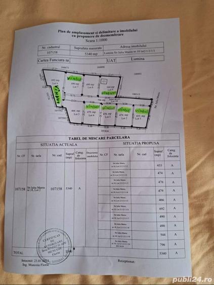 Teren de 250 mp, în Năvodari Tabără