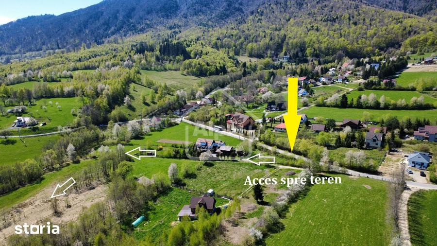 Teren de 2600 mp, în Bran