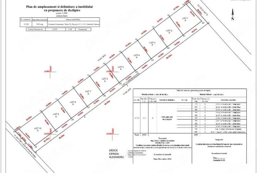 Casă cu Teren 400 Mp în Frumușani
