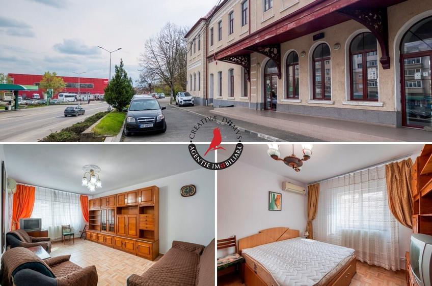 Apartament cu 2 camere decomandat, mobilat în Semicentral