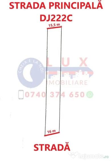 ID 7492 Teren intravilan - DJ222C - MURIGHIOL - DELTA DUNARII - 1