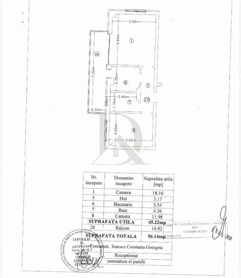 Apartament cu 2 camere decomandat în Copou