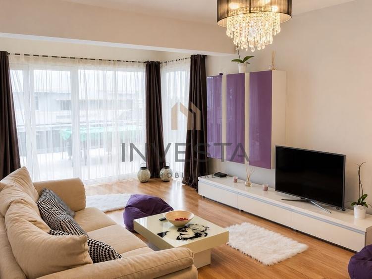 Apartament cu 4 camere semidecomandat, mobilat în Bună Ziua